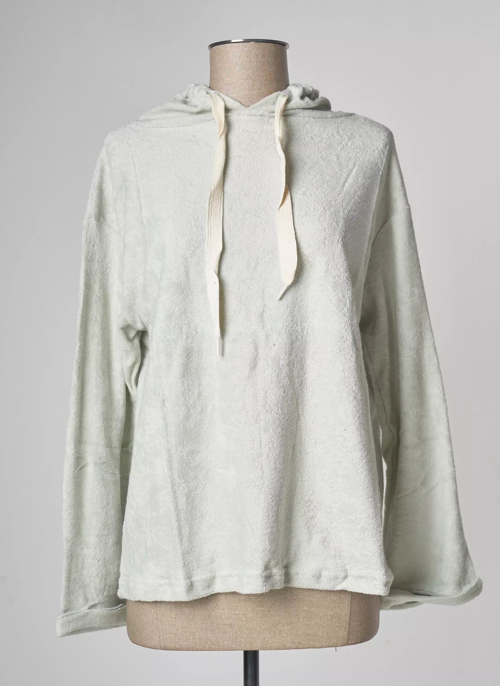 Lazy   Cosy Sweat Capuche Femme couleur gris