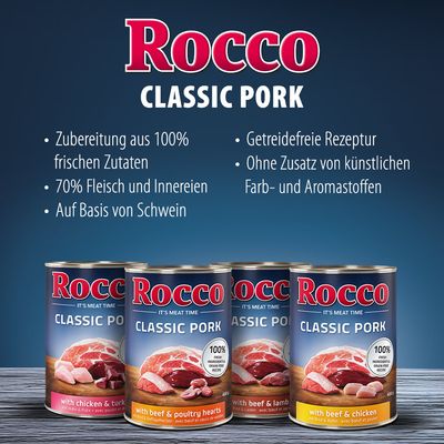 Rocco Classic Pork 6 x 400g