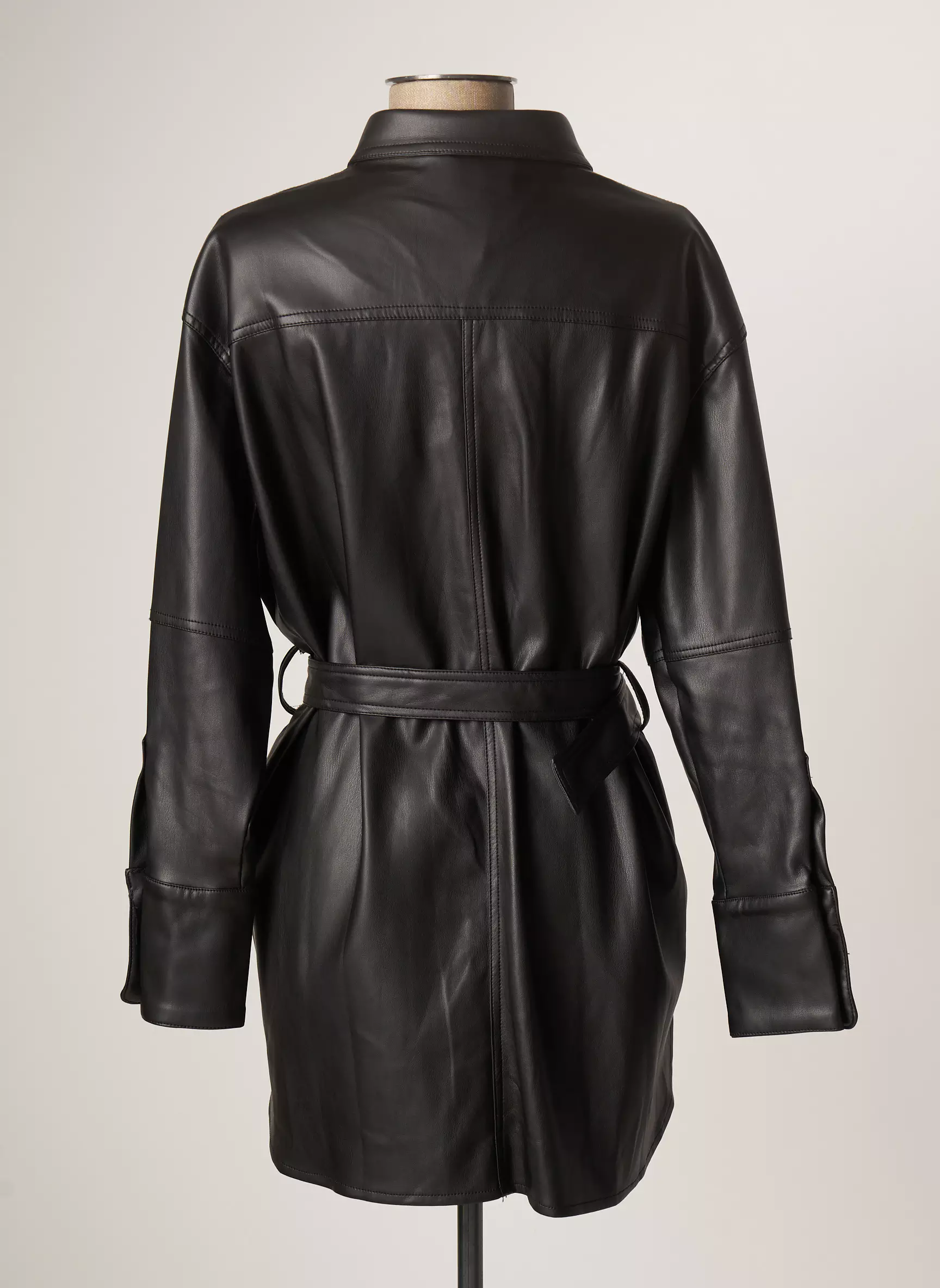 Artlove Vestesimilicuir Femme couleur noir