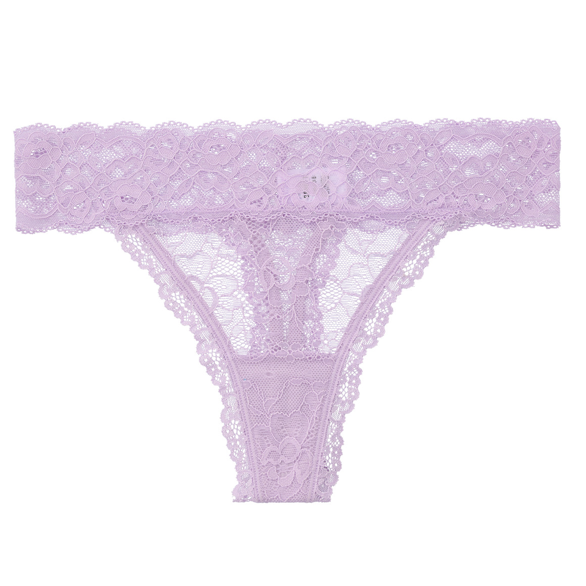 3 Damen Strings mit Spitze