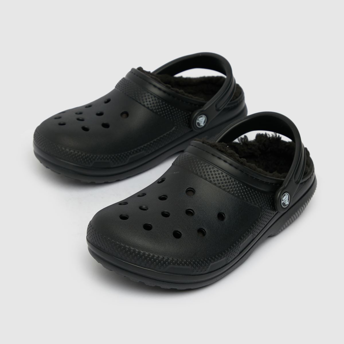 Crocs klasszikus bélelt klumpa szandál fekete színben