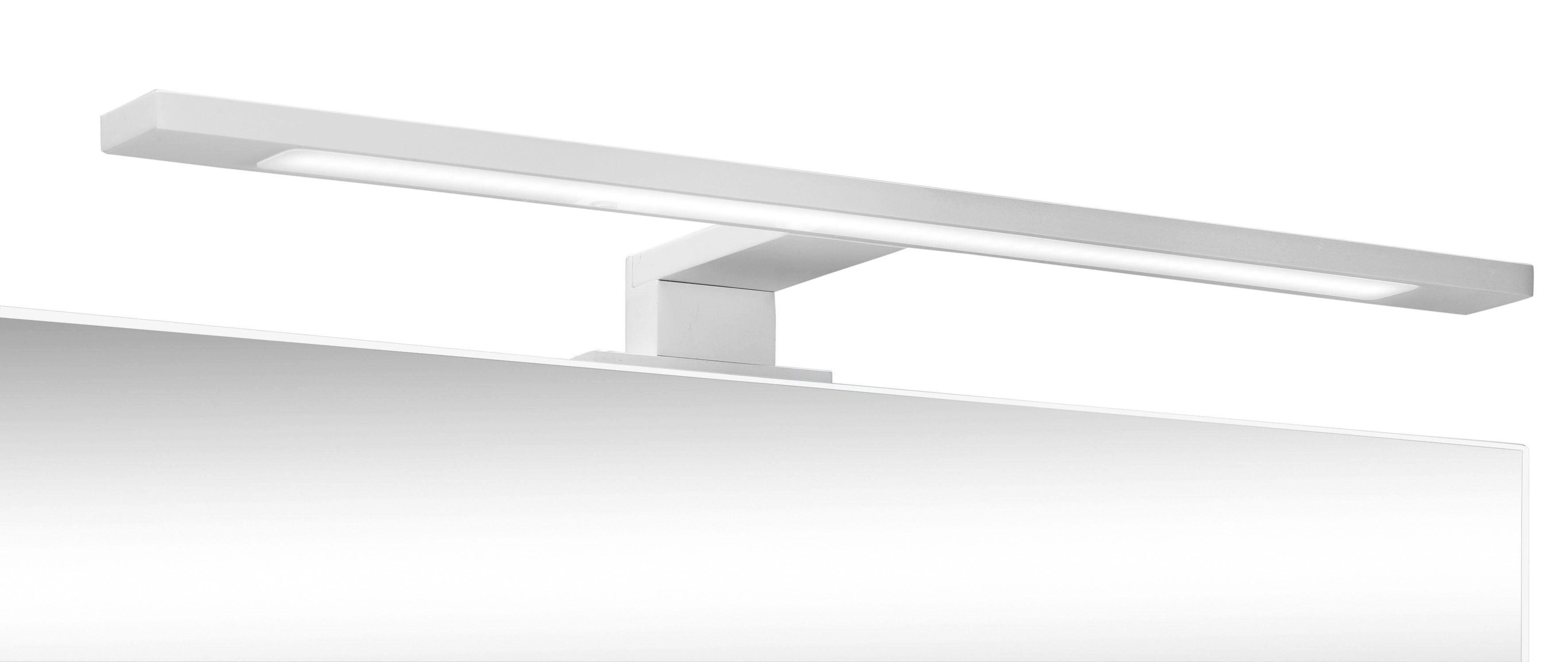 HELD MÖBEL Badmöbel-Set Davos, (2-St), Spiegelschrank Breite 60 cm, mit rechteckigem Waschbecken