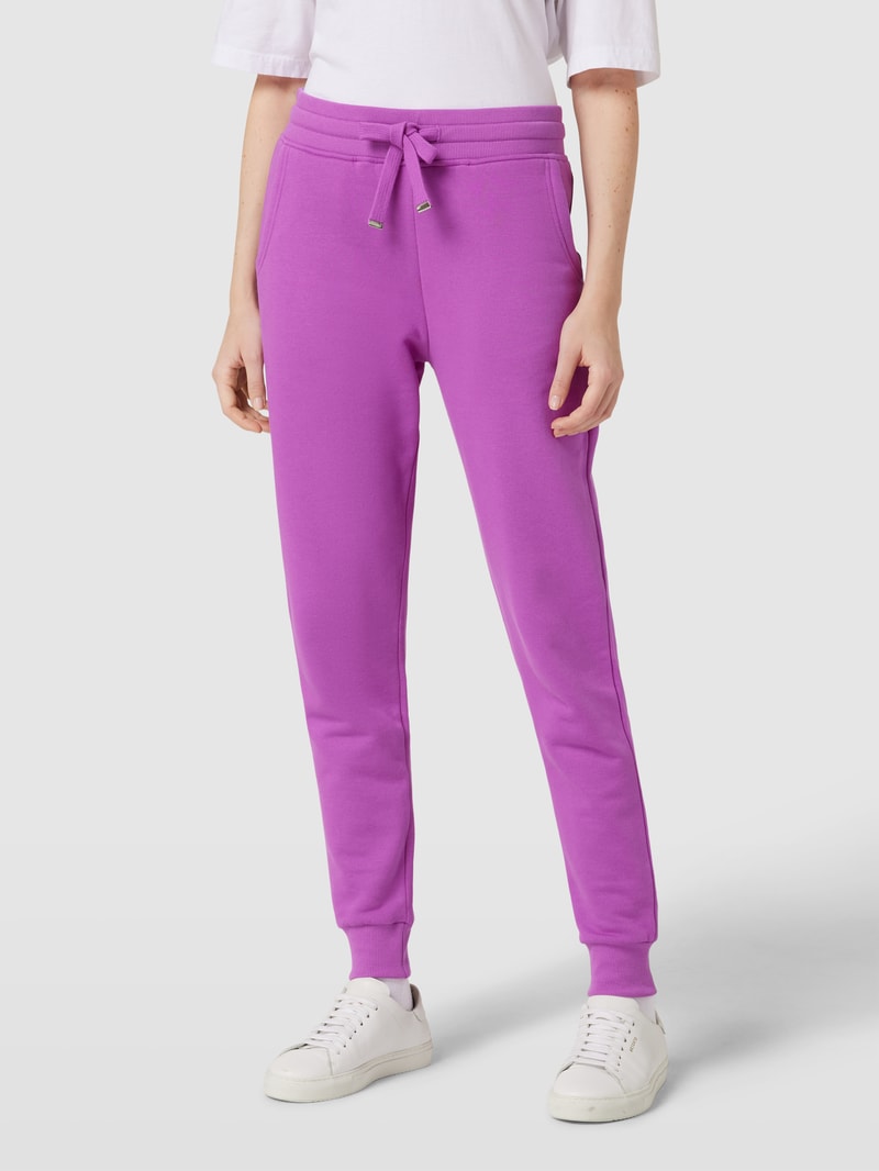 Sweatpants mit Eingrifftaschen in lila