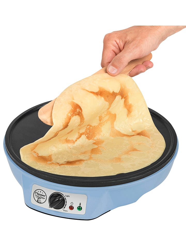 bESTRON Crêpes-Induktionsplatte in Hellblau günstig kaufen onesize