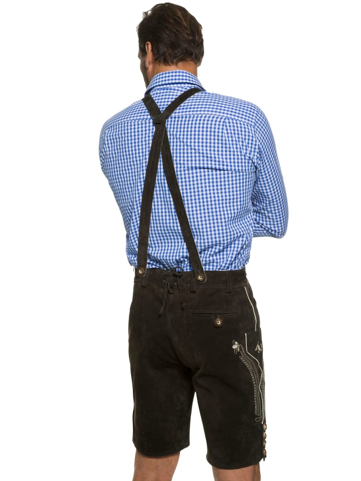 JP1880 Lederhose in mahagonibraun günstig kaufen