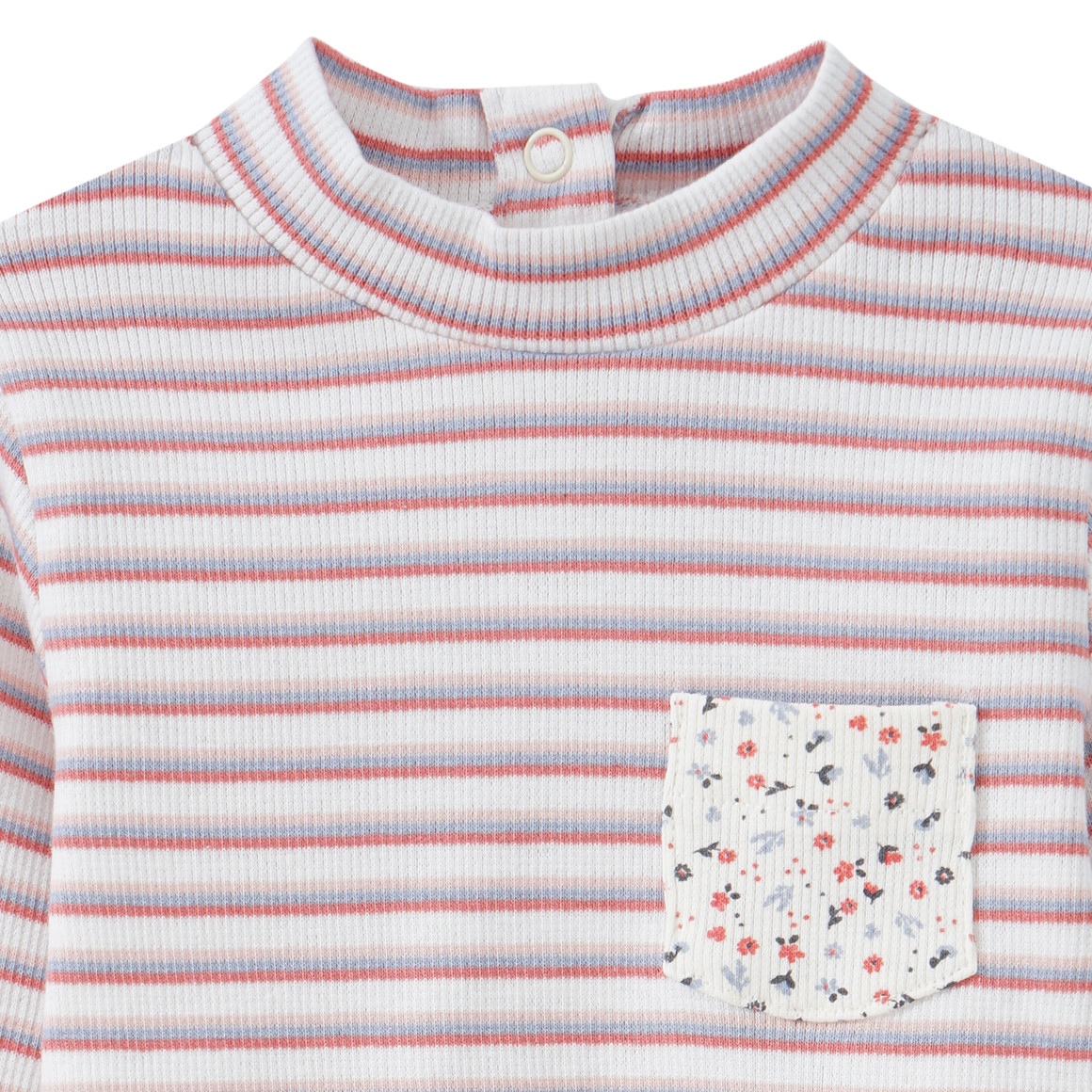 Baby Langarmshirt mit Stehkragen