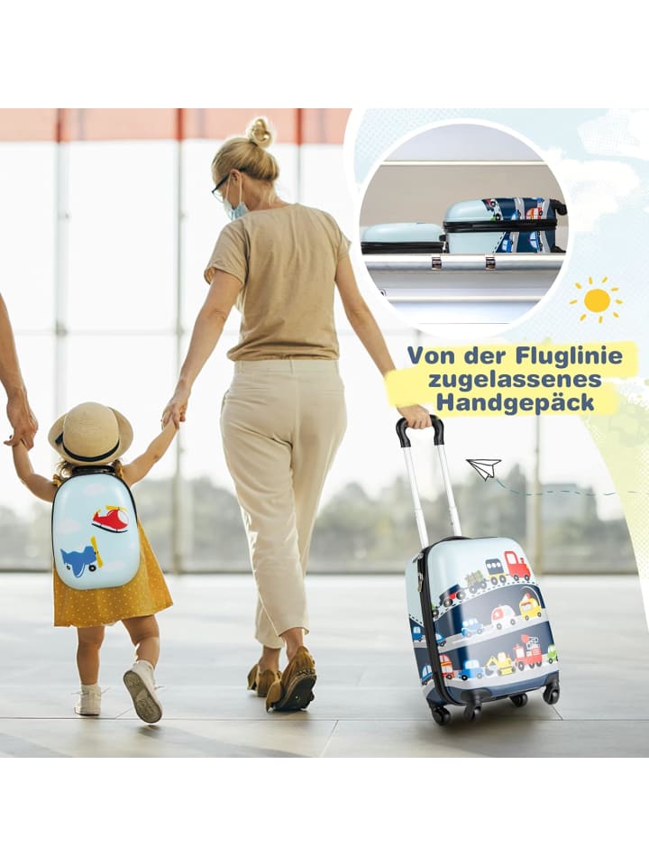 COSTWAY 2 tlg. Trolley mit Rucksack in Andere günstig kaufen onesize