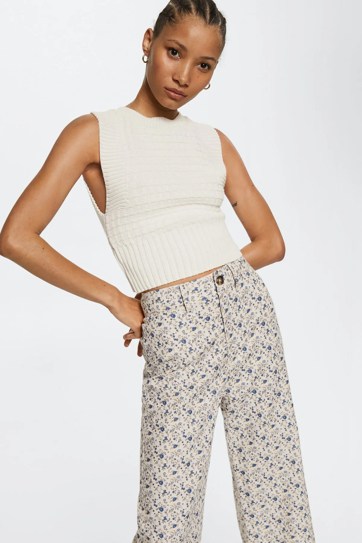 MANGO  27067879 Damen/Mädchen Ecru
