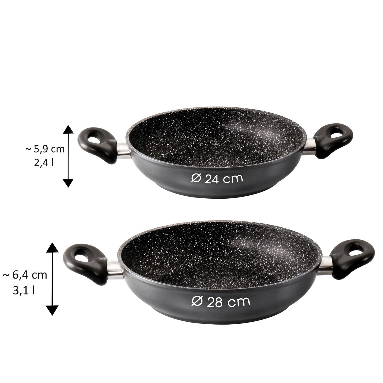 STONELINE® Made in Germany Servierpfanne