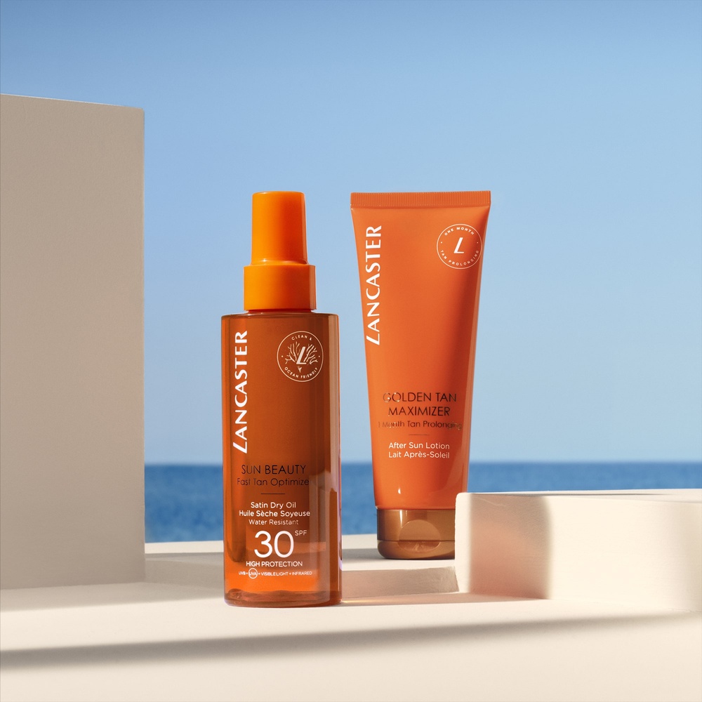Lancaster Huile sèche soyeuse accélératrice de bronzage spray SPF30 Huile sèche SPF30