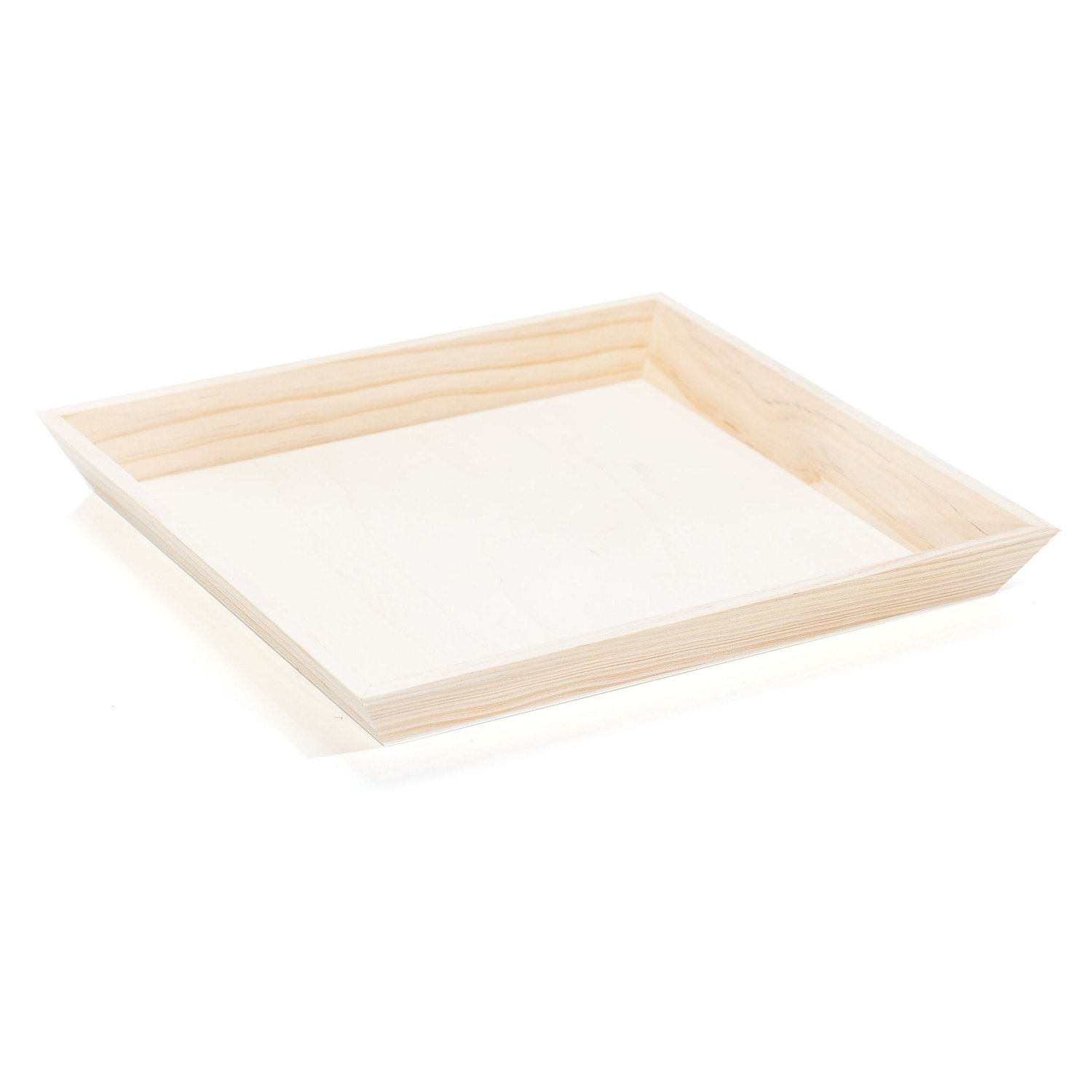Tablett aus Holz, 30 x 30 cm