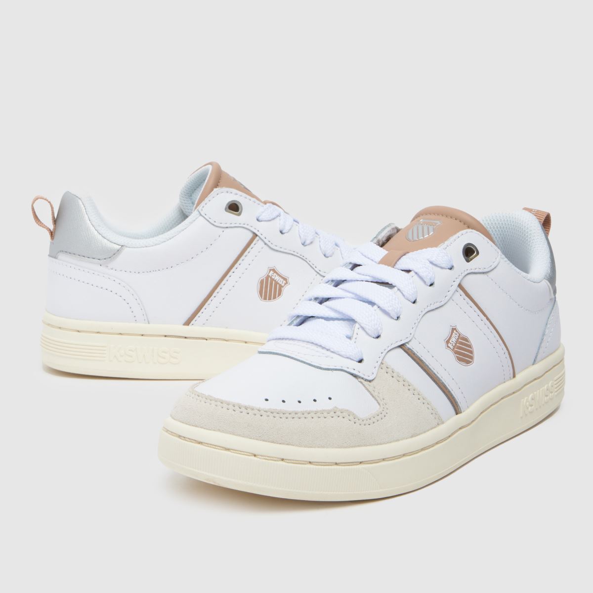 K-SWISS Lozan meccscipő fehér és bézs színben