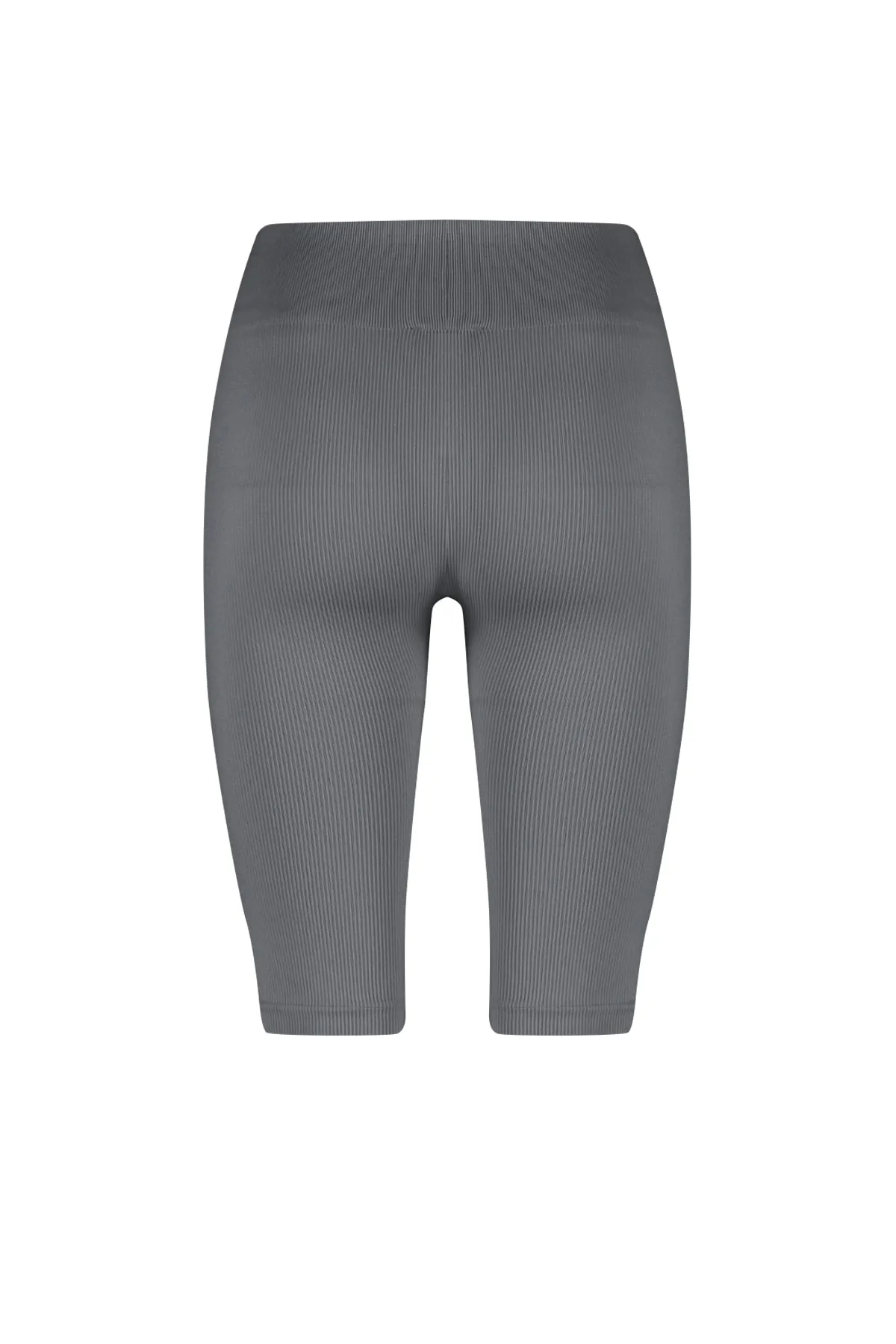 Trendyol Collection  Dunkle anthrazitfarbene nahtlose/nahtlose gerippte gestrickte Biker-/Radfahrer-Sportstrumpfhose TWOSS21TA0013
