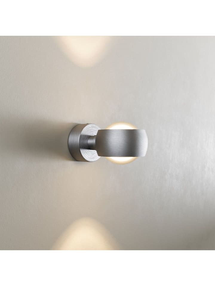 s.LUCE Wandleuchte Beam runde Basis in Aluminium günstig kaufen 8 cm