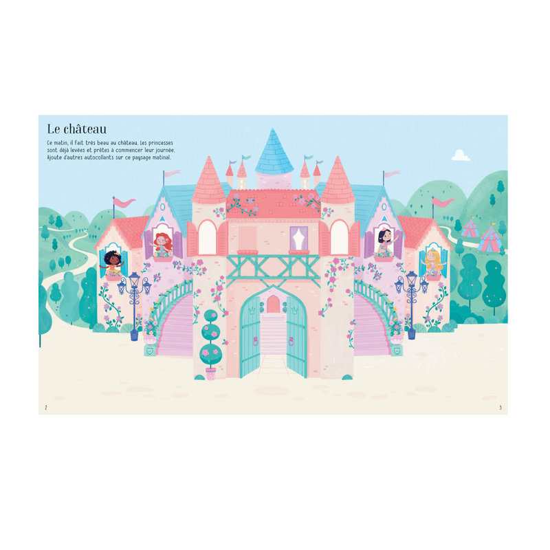 Livre Les princesses, premiers autocollants - Usborne