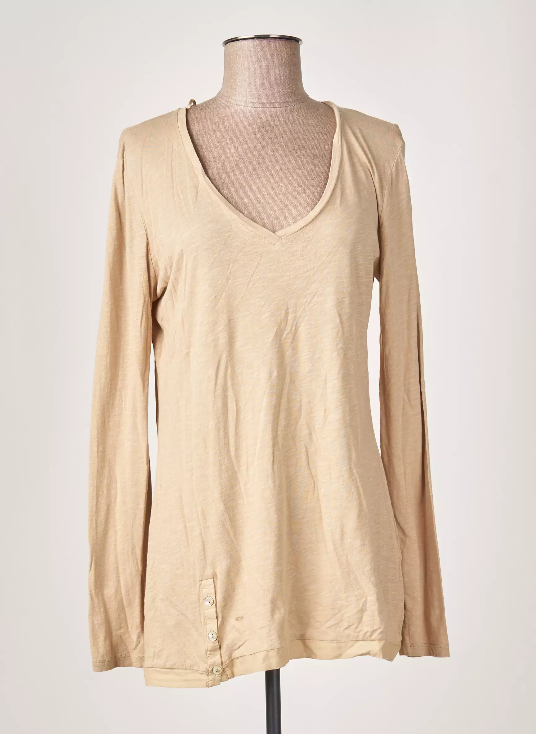 Miss Captain Tshirts Femme couleur beige