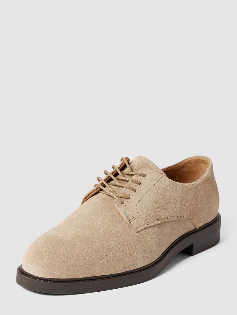 Derby-Schuhe mit Schnürverschluss Modell 'BLAKE' in beige