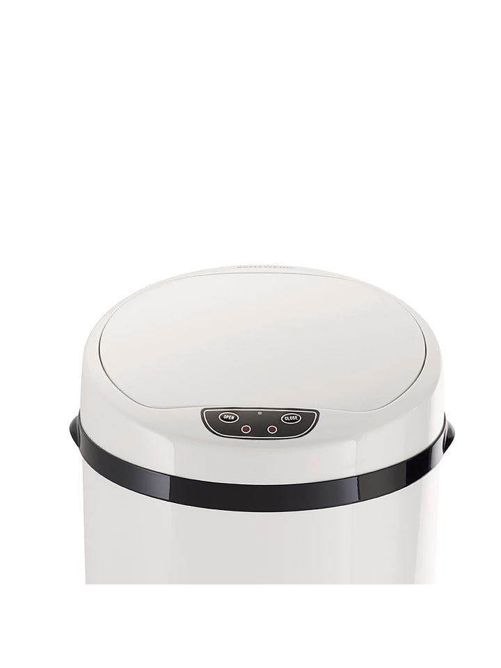 Echtwerk Edelstahl Abfalleimer mit Sensor 42 l in Weiß günstig kaufen onesize