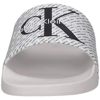 Calvin Klein Slide Aop in weiß
