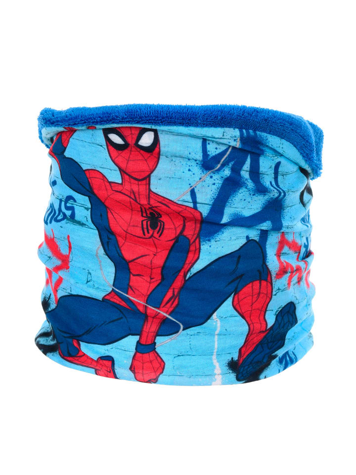 Spiderman Spider-Man Schal Winter Loop in Blau günstig kaufen onesize