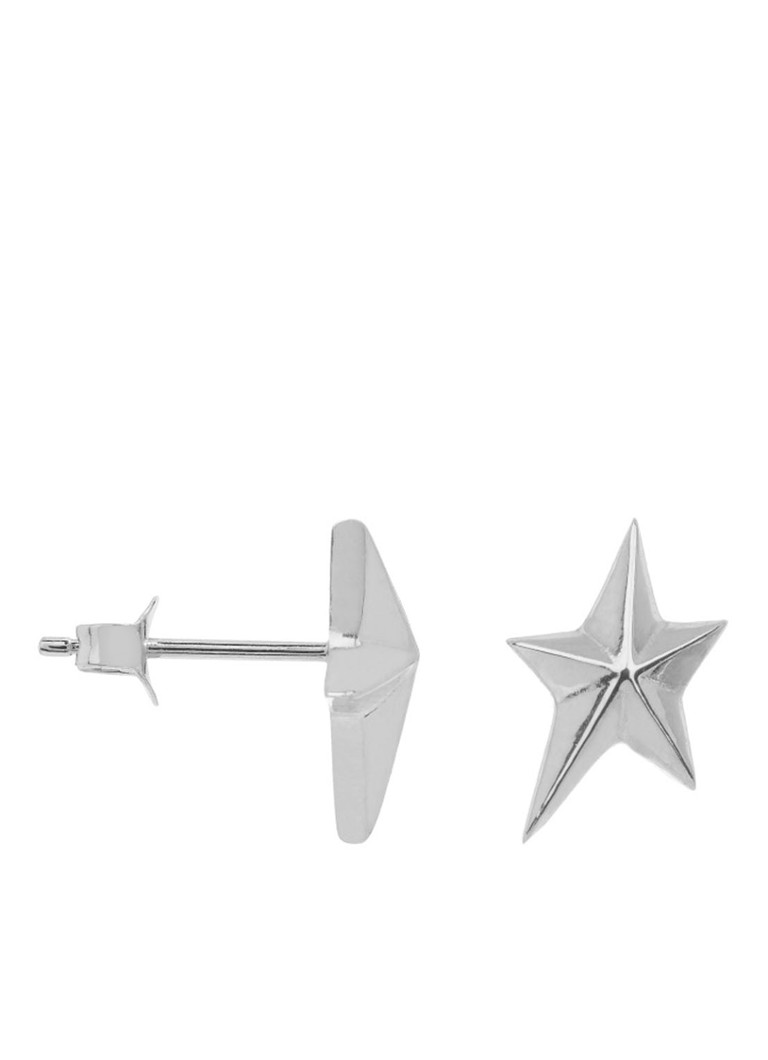 Cercei Anna + Nina Lonely Star din argint