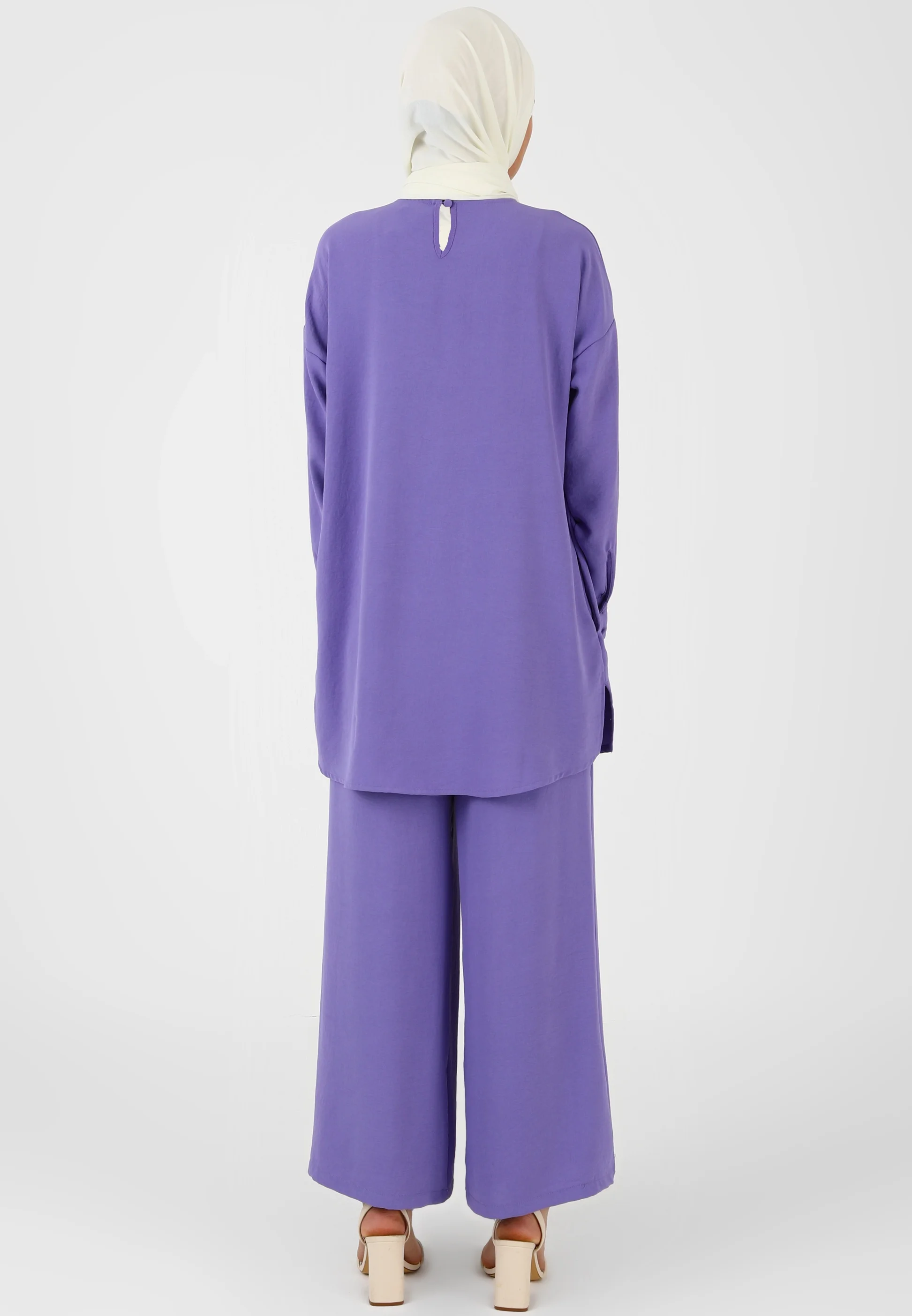 Modanisa TRAJE - REFKA CONJUNTO CASUAL - Pantalones
