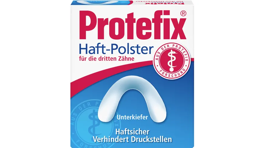 Protefix Haft-Polster für die dritten Zähne Unterkiefer