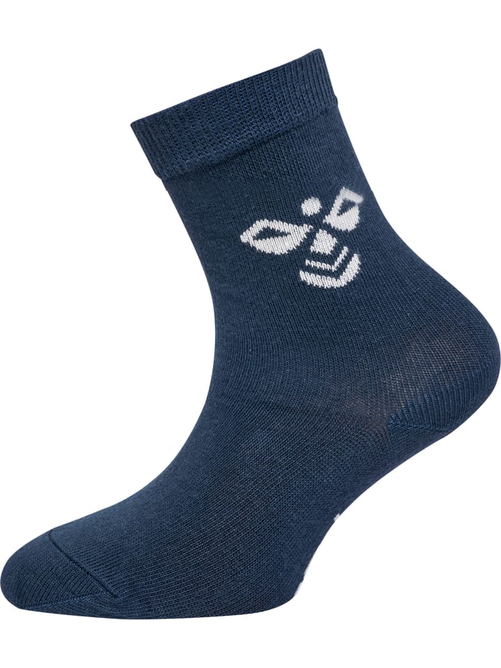 Hummel Hummel Sutton 3-Pack Kinder in BLACK/GREY MELANGE/BLUE NIGHTS günstig kaufen