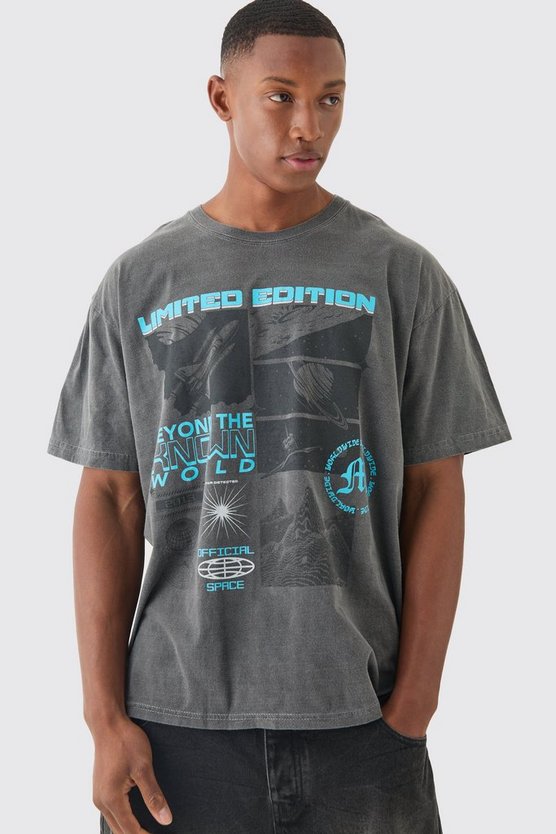 Oversize T-Shirt mit Limited Edition Print