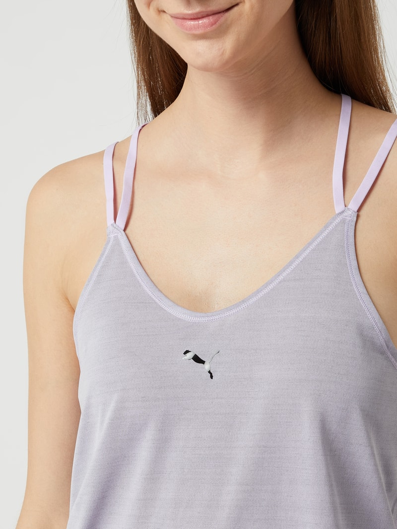 Regular Fit Top mit Logo - dryCELL in flieder