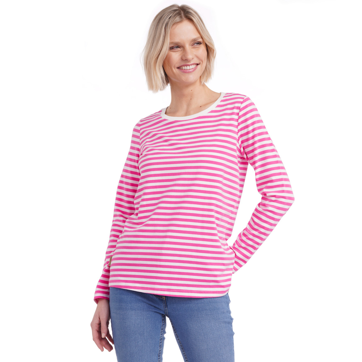 Damen Langarmshirt gestreift