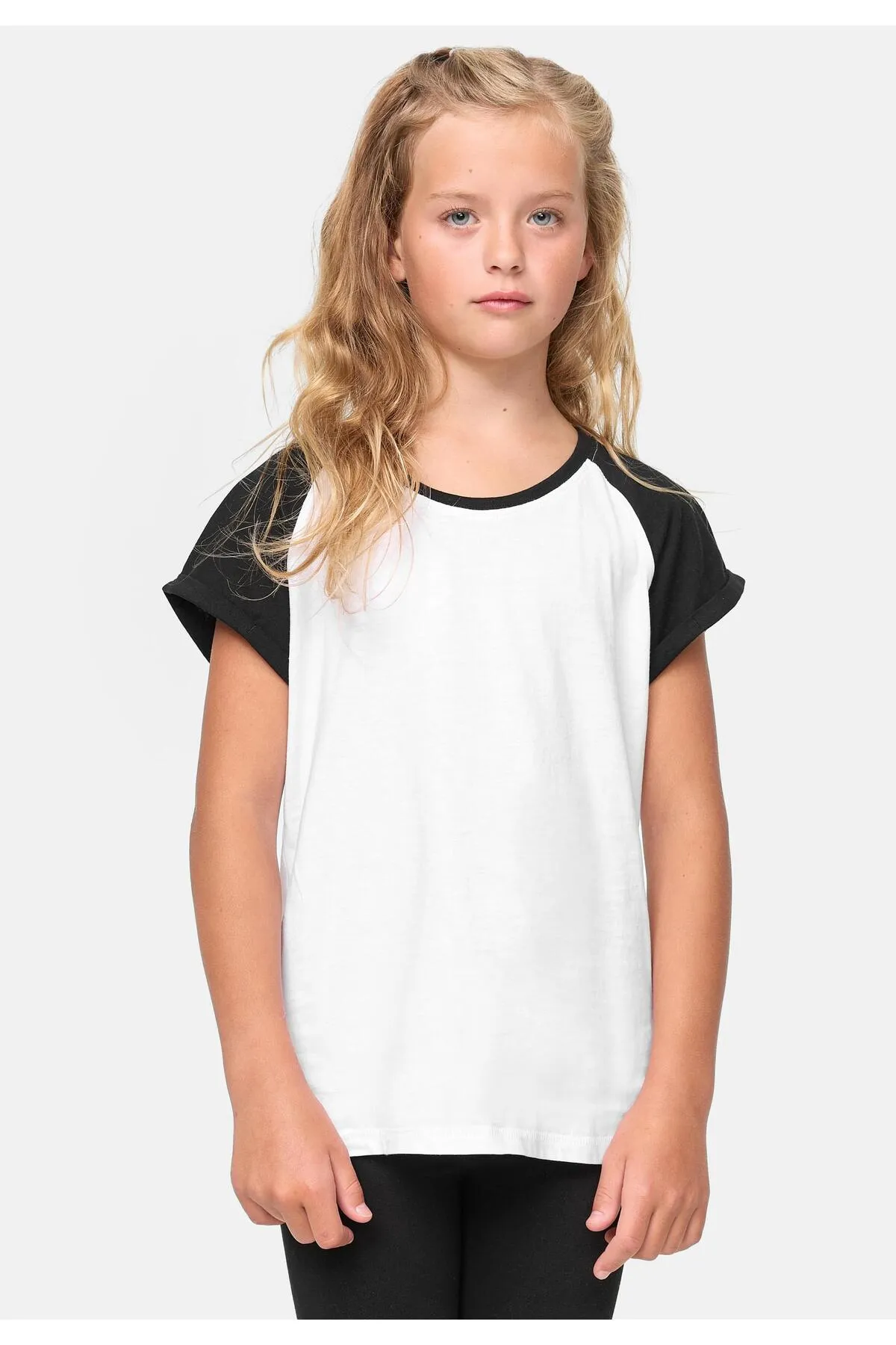 Urban Classics  Damen Girls Contrast Raglan Tee