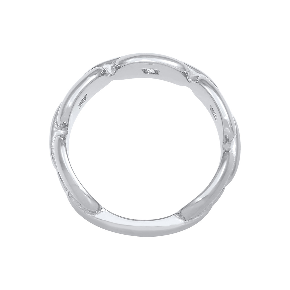 Elli Elli Bague Glieder Oval Chain Look 925 Silber Bague