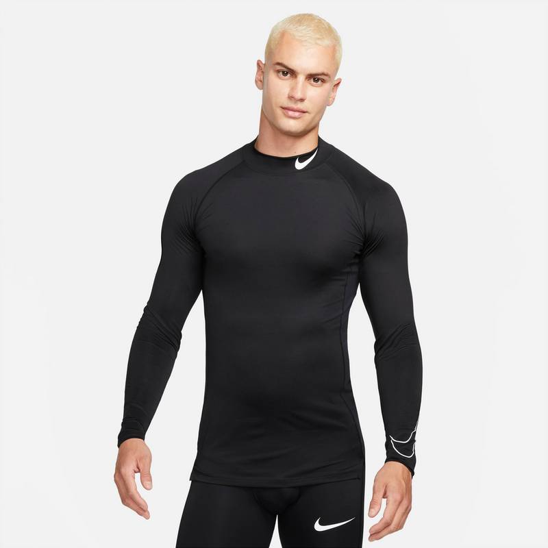 Nike Pro  Mock Funktionsshirt Herren