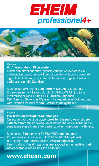EHEIM Filter EHEIM Filtermatte und Vliese für professionel 4+ / 4e+