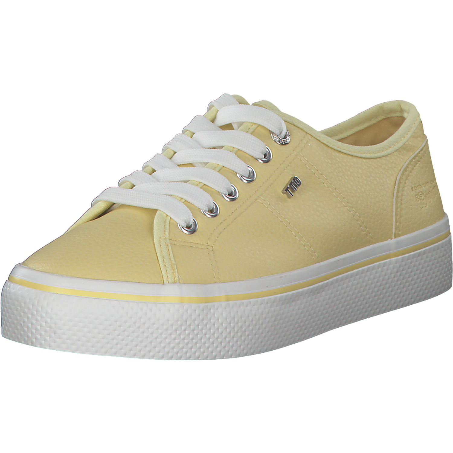 Tom Tailor 8095201, Sneakers Low, Damen, Gelb (Yellow)