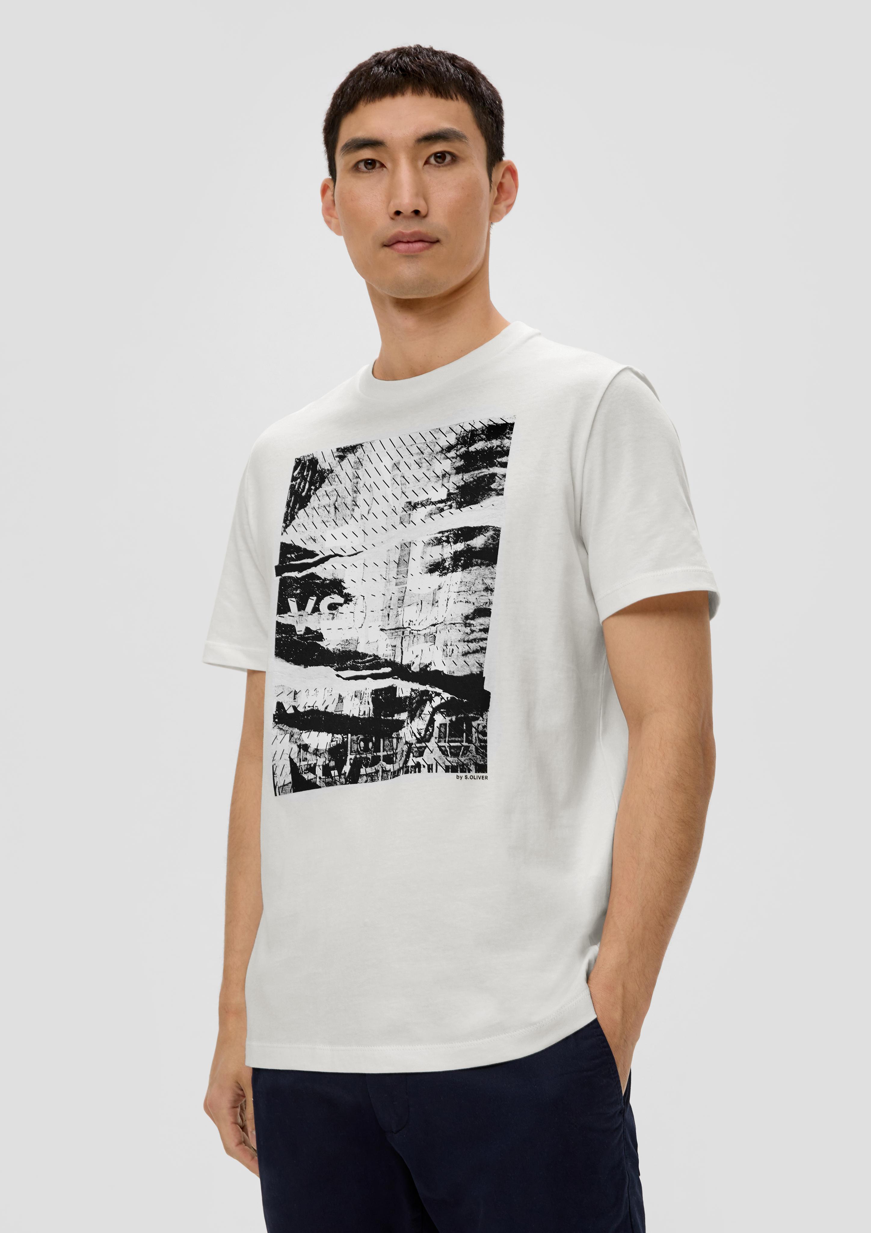 T-Shirt mit Frontprint  2138638-01D1