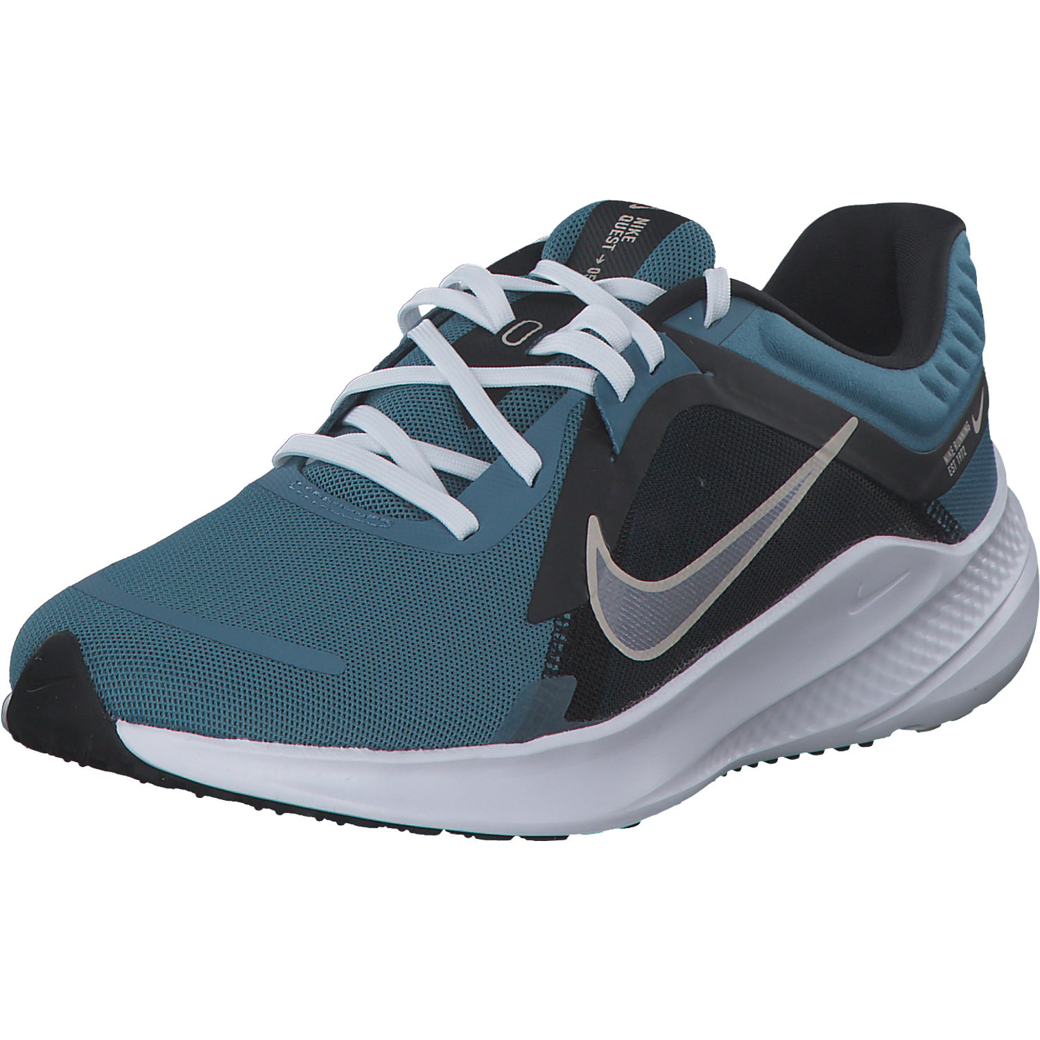 Nike Quest 5 DD9291, Schnürschuhe, Damen, noise aqua/white black fossil