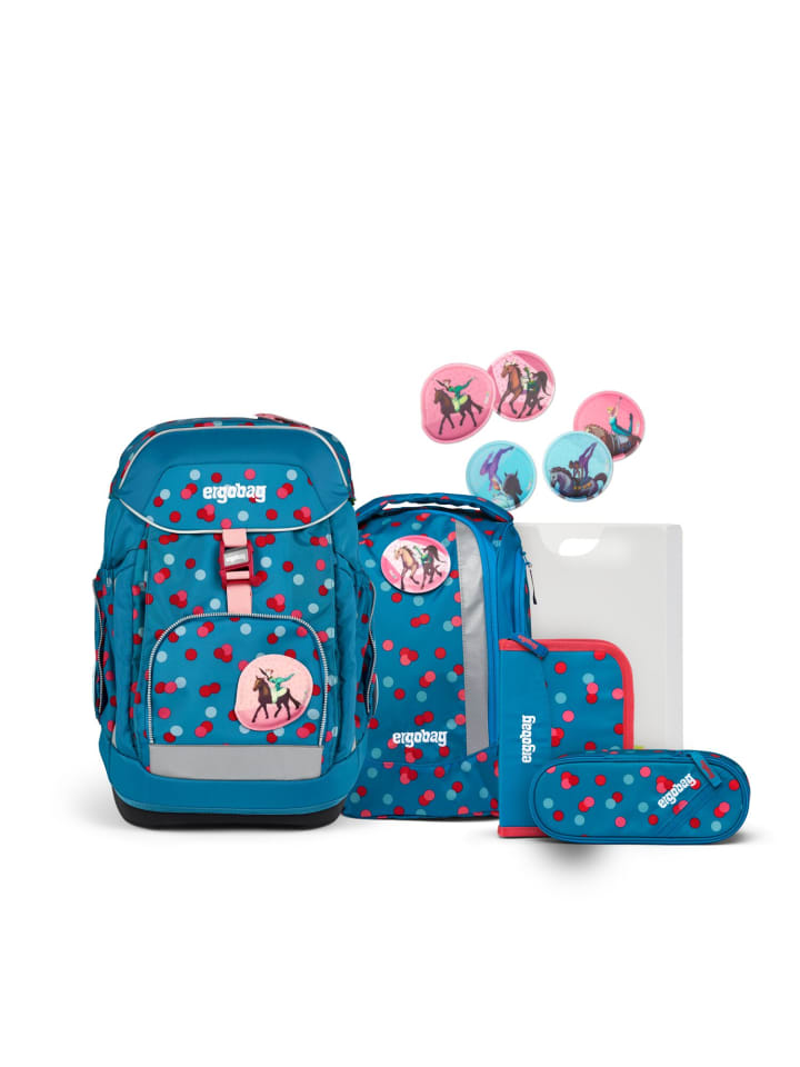 Ergobag Grundschulranzen-Set MAXI VoltiBär in blau günstig kaufen onesize