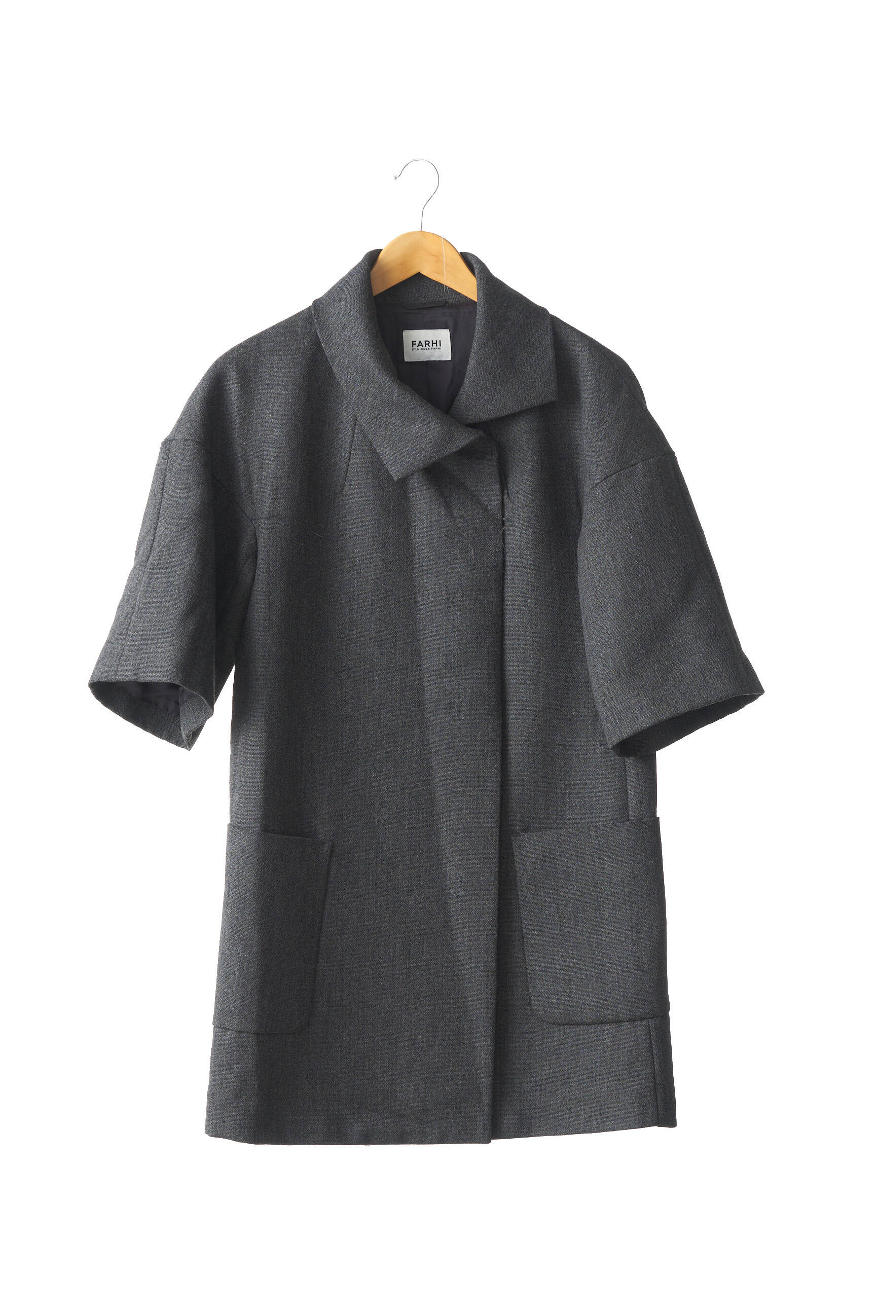 Nicole Farhi Manteaux Longs Femme couleur gris