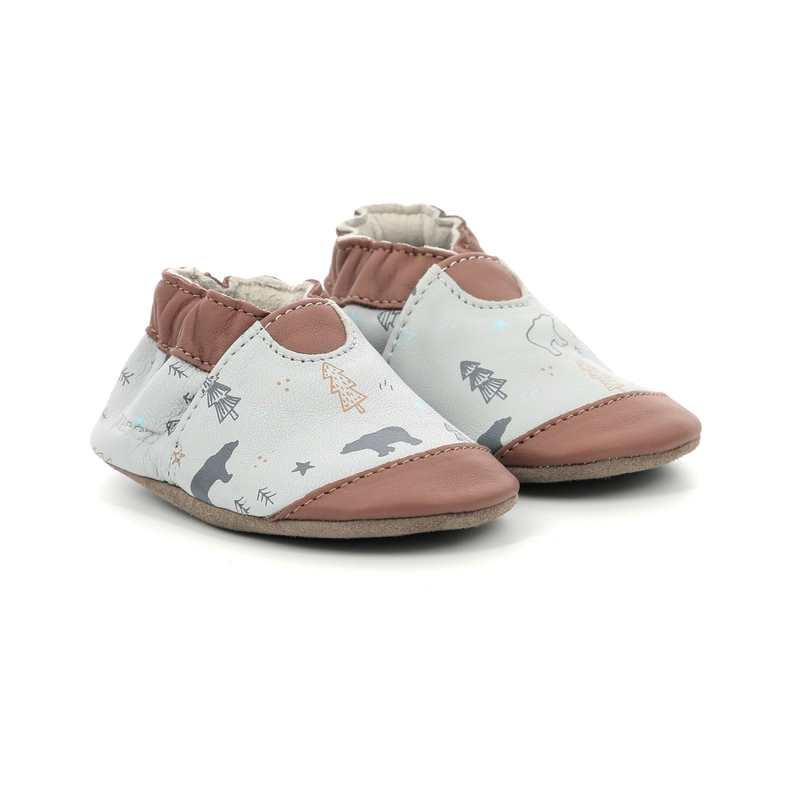 Chaussons cuir tannage vegetal Wintering Bear