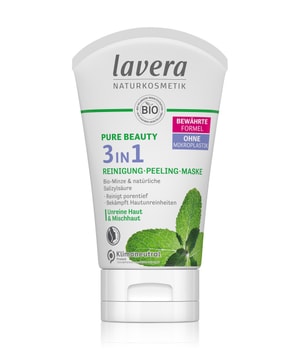 lavera Pure Beauty 3in1 Reinigung Peeling Maske Gesichtspeeling-125 ml