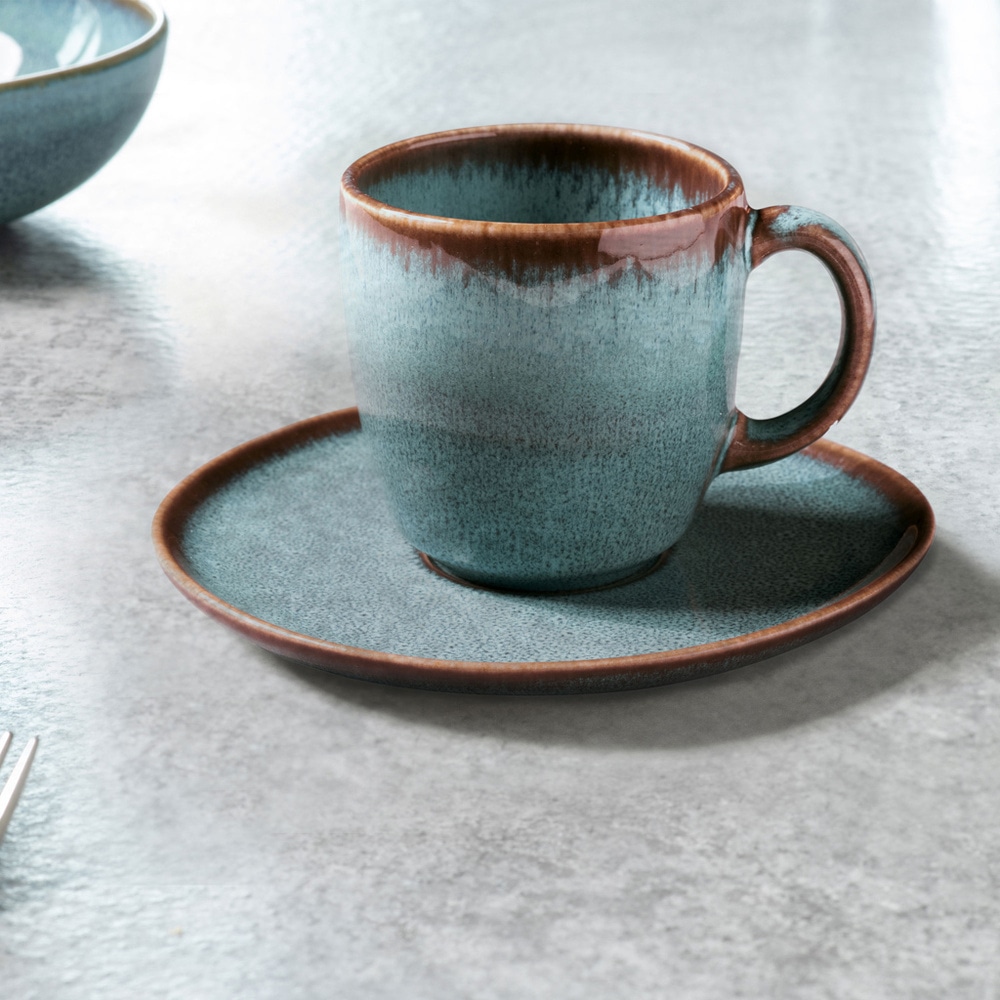 like. by Villeroy & Boch Sous-tasse à café 6 pièces Lave glacé Tasse