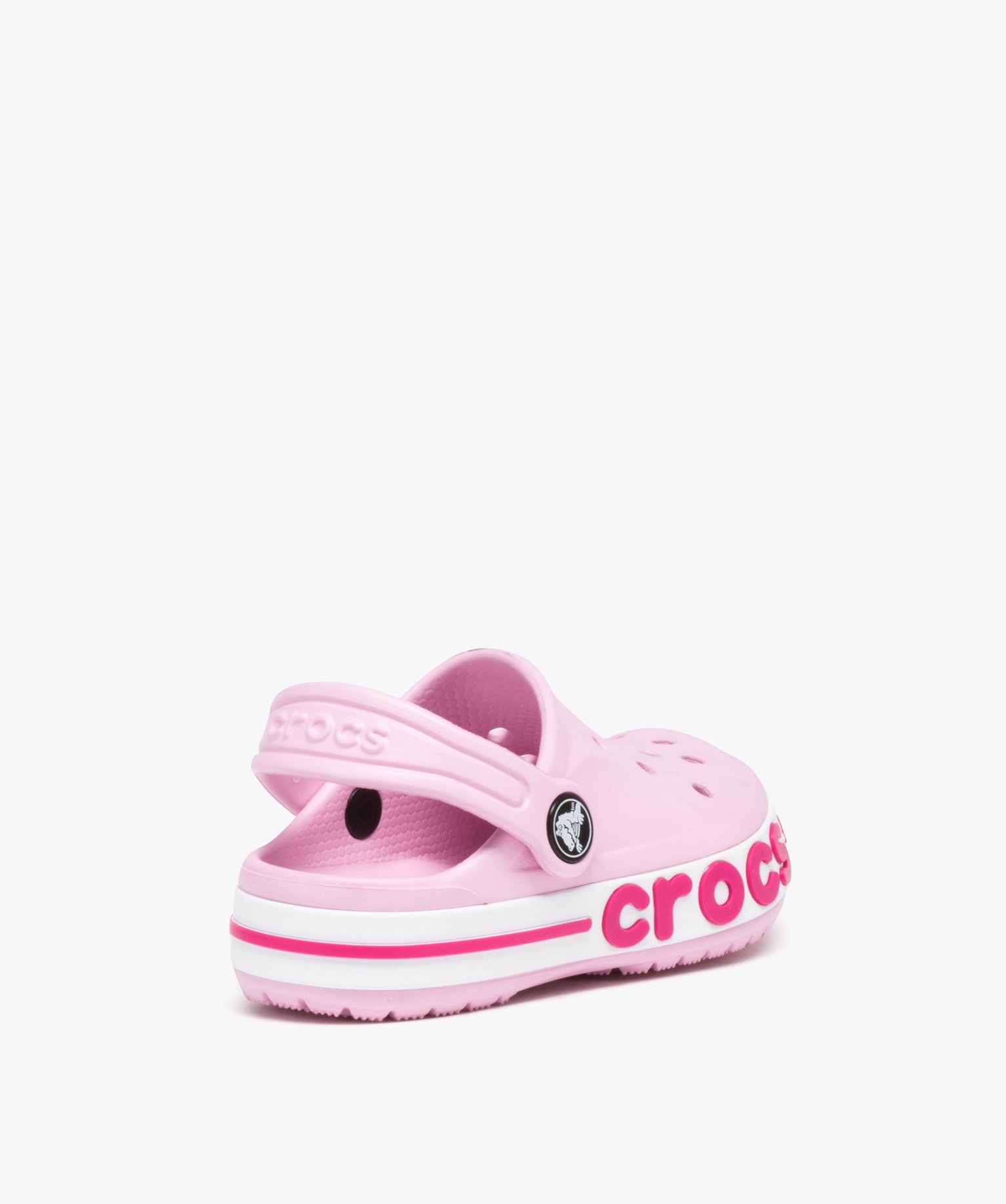 Sabots souples fille unies à semelle épaisse - Crocs rose | GEMO