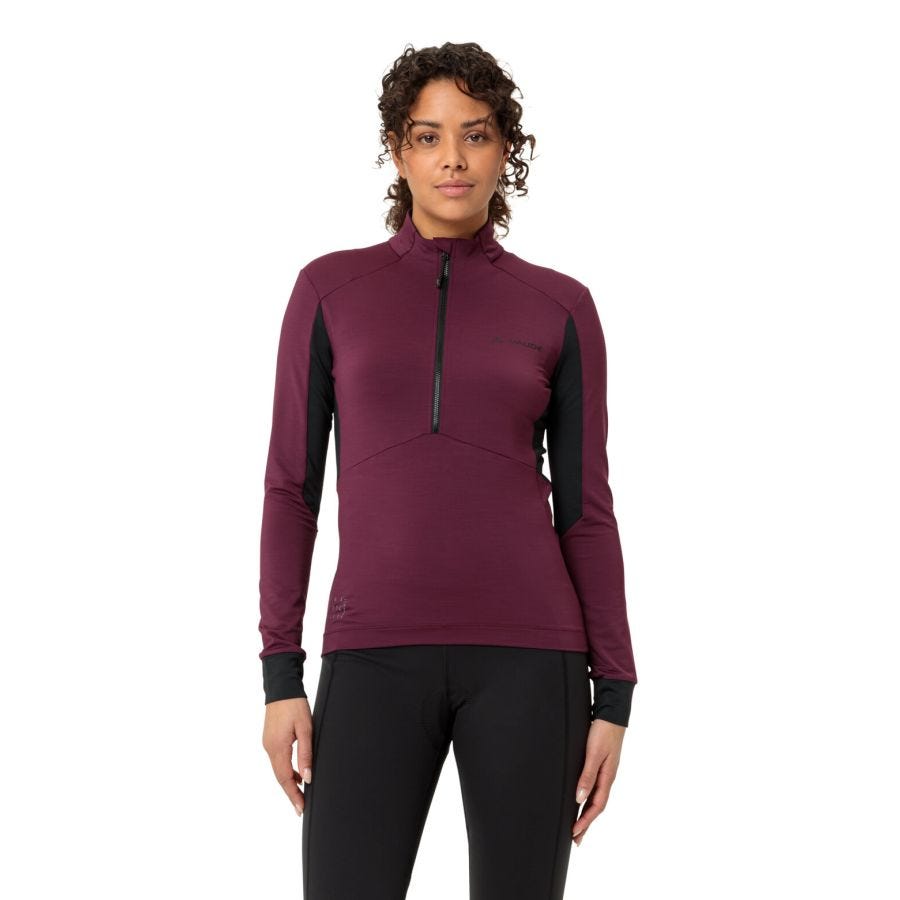 Kuro Fahrrad Half Zip Langarmshirt Damen