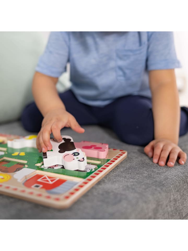 Melissa & Doug Farm Chunky Puzzle 8 tlg.- ab 3 Jahren günstig kaufen onesize