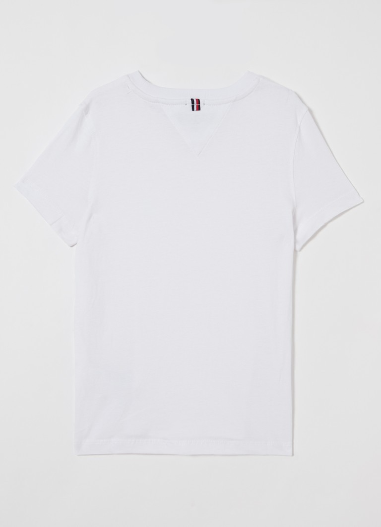 Tricou Tommy Hilfiger cu logo brodat