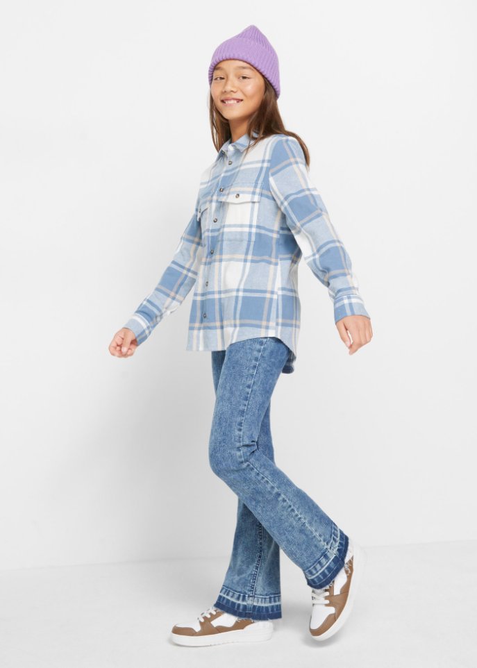 Mädchen Stretch-Jeans, flared