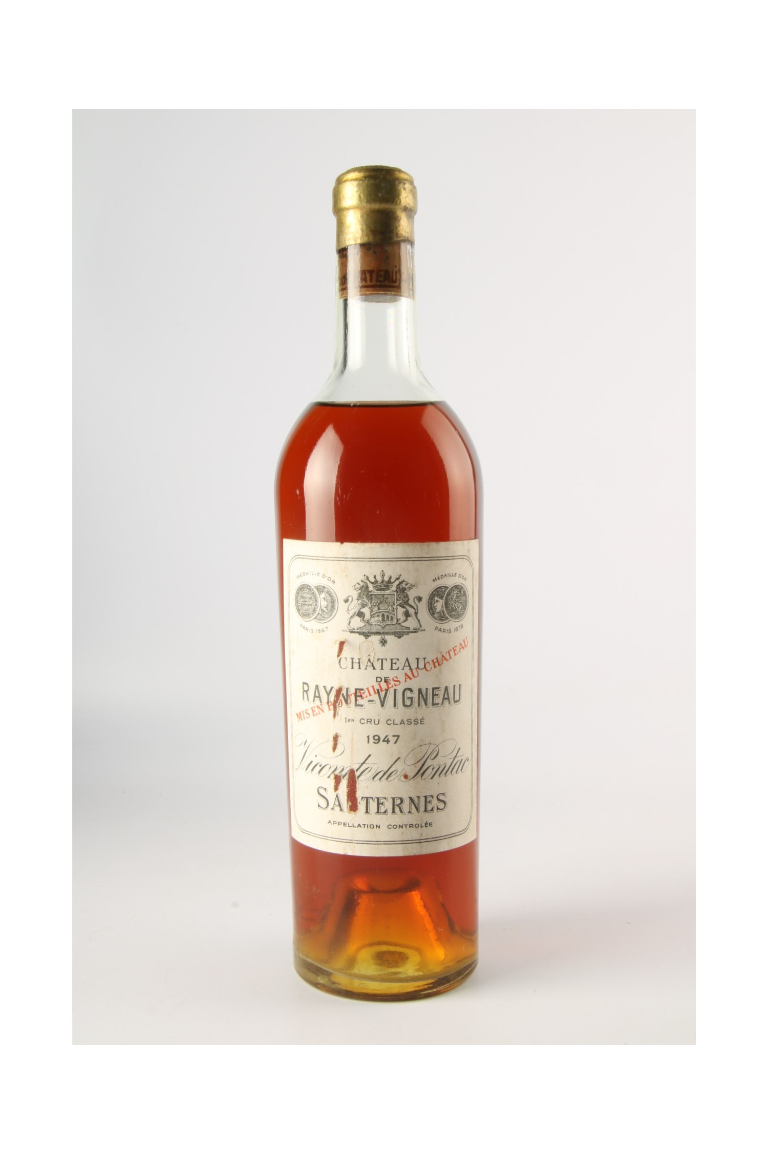 Château Rayne Vigneau 1947, Sauternes
