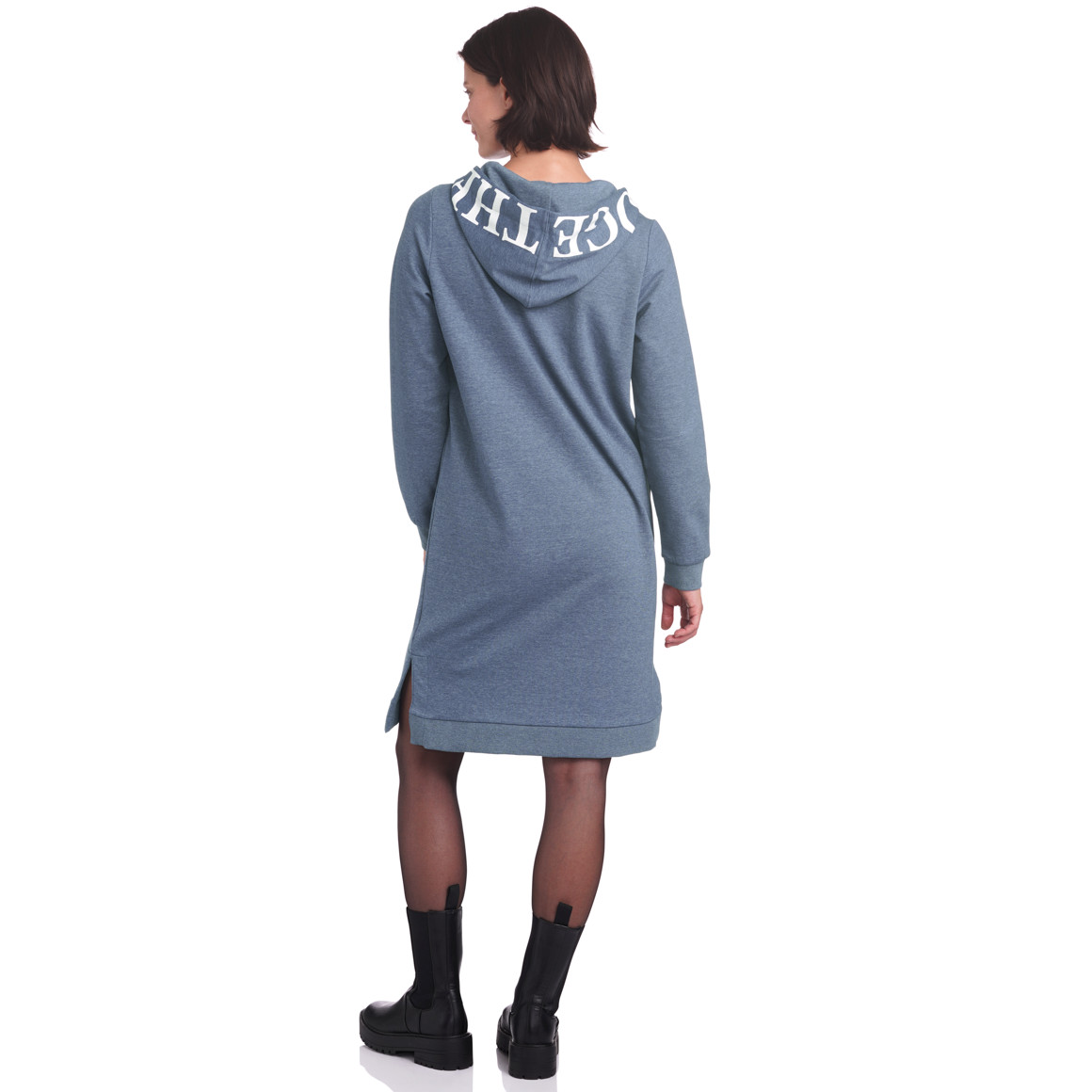 Damen Sweatkleid mit Kapuze